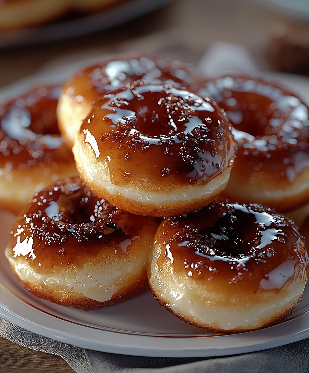 Crème Brûlée Donuts