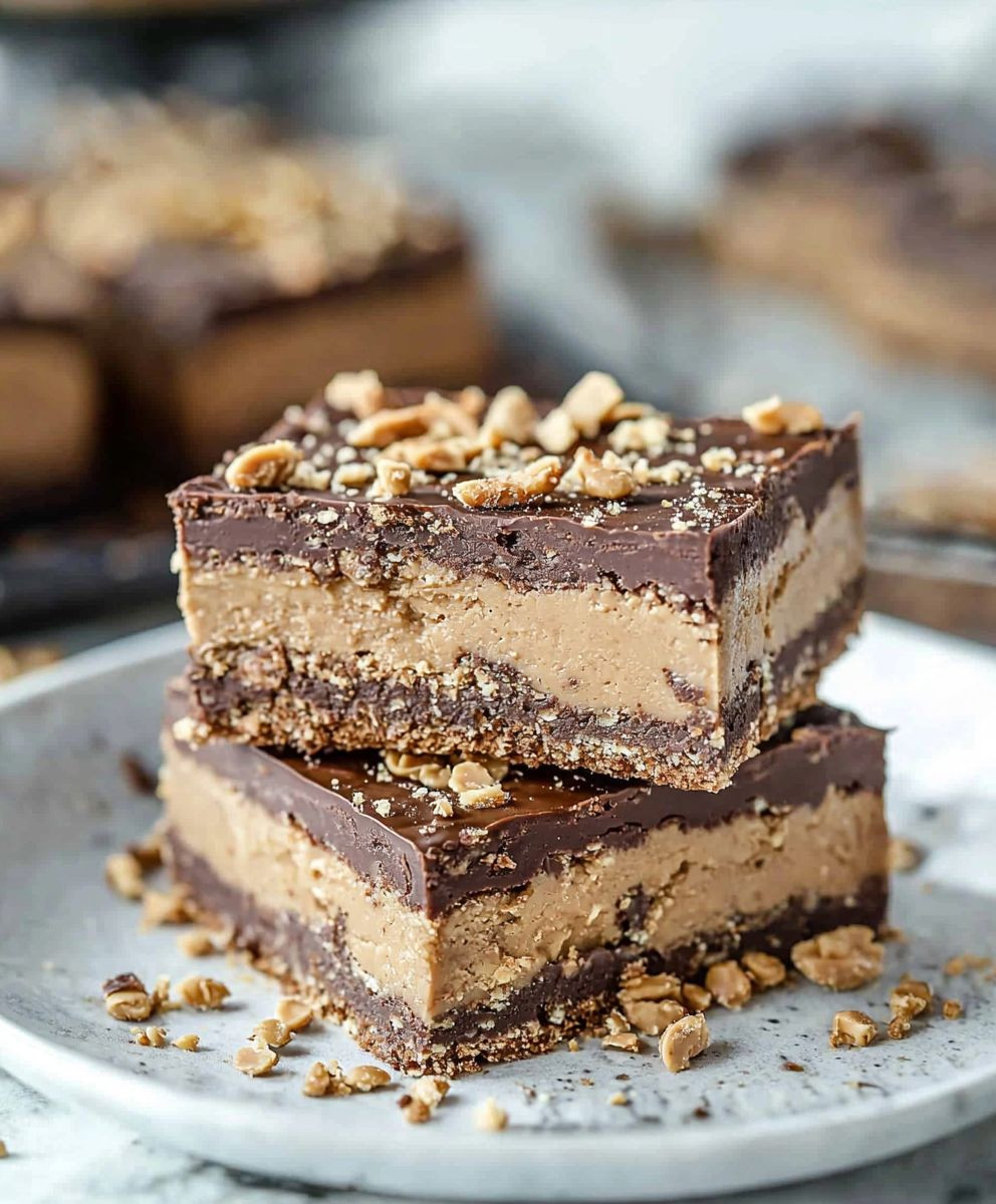 Peanut Butter Sandwich Bars