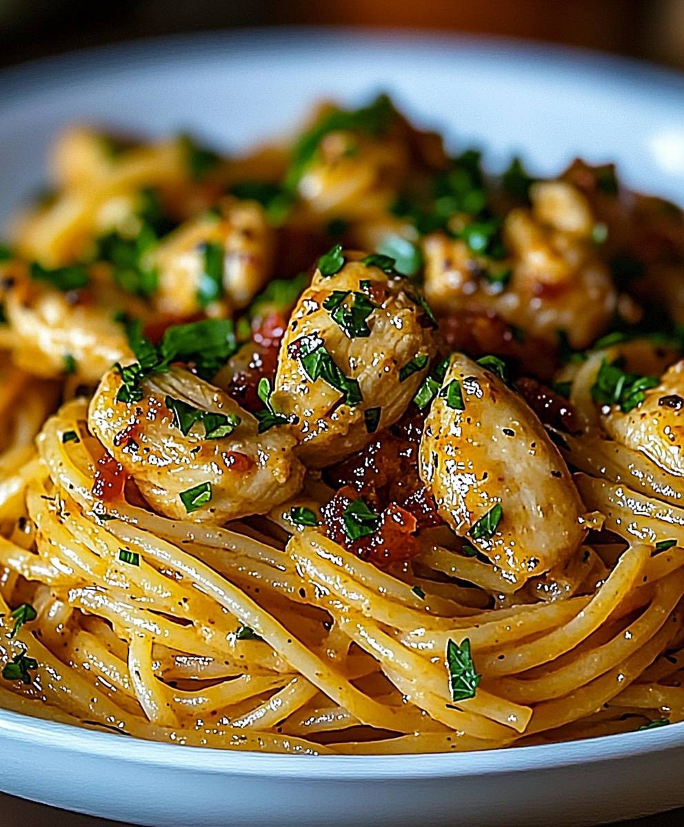 Monterey Chicken Spaghetti