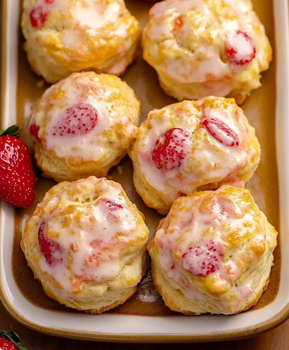 Strawberry Biscuits Popeyes Style