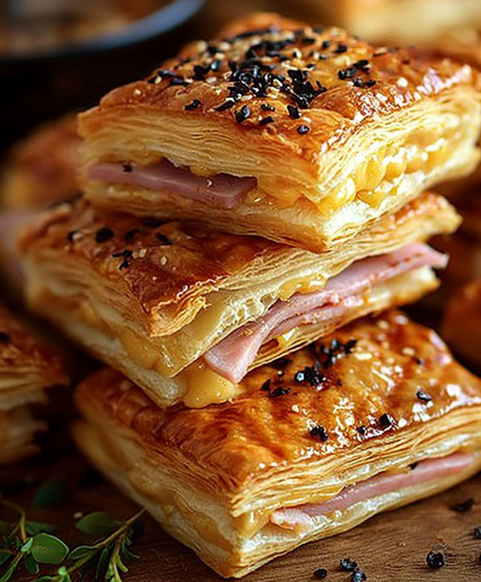 Ham and Cheese Puff Pastry