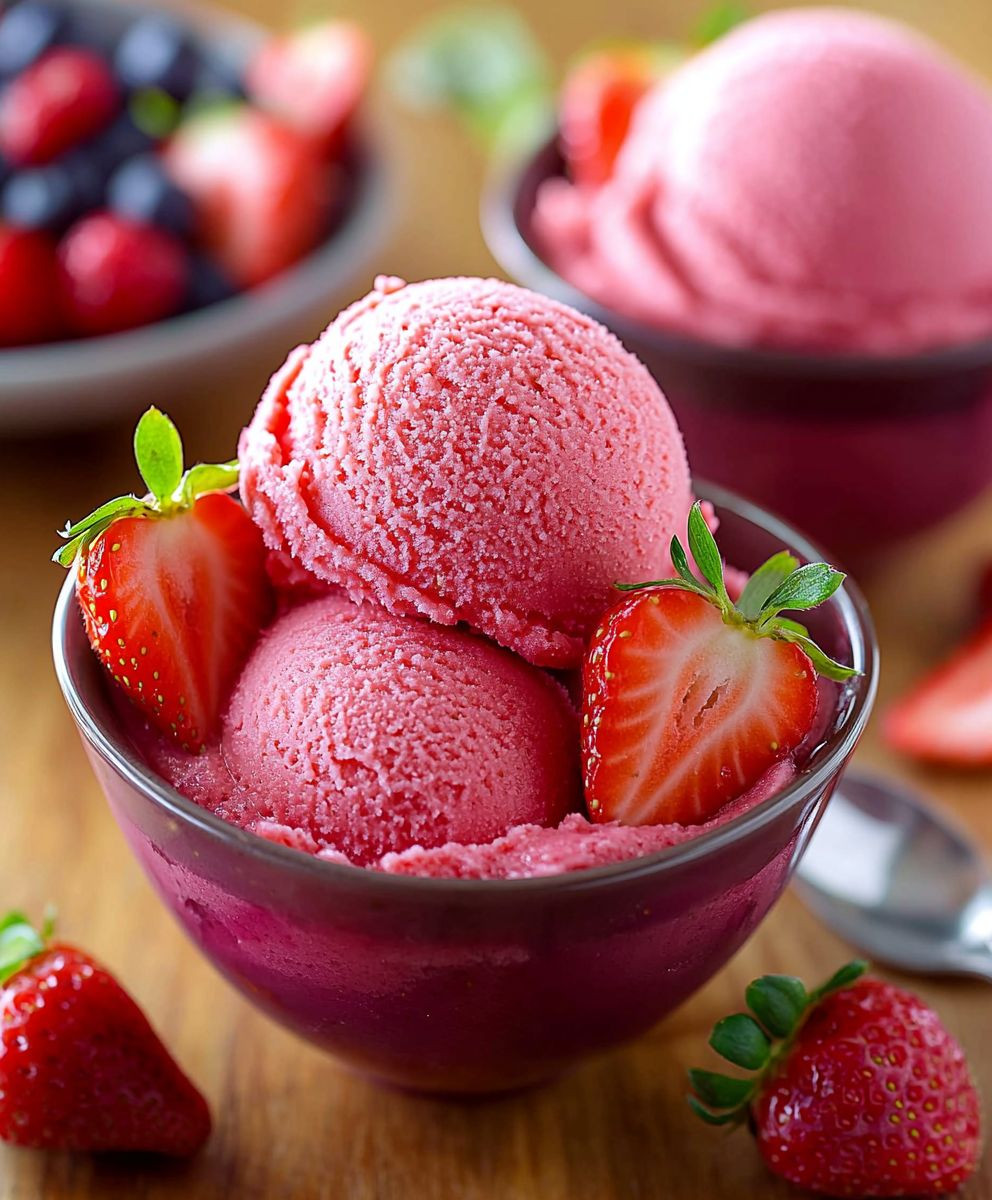 Strawberry Sorbet
