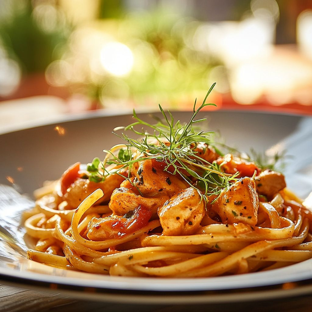 Cowboy Butter Chicken Linguine