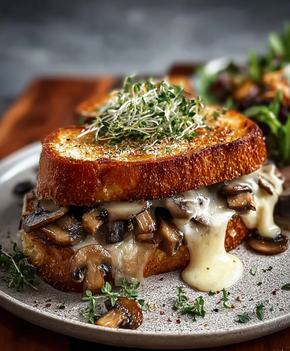 Ultimate Swiss Mushroom Melt Sandwich: Savory & Cheesy