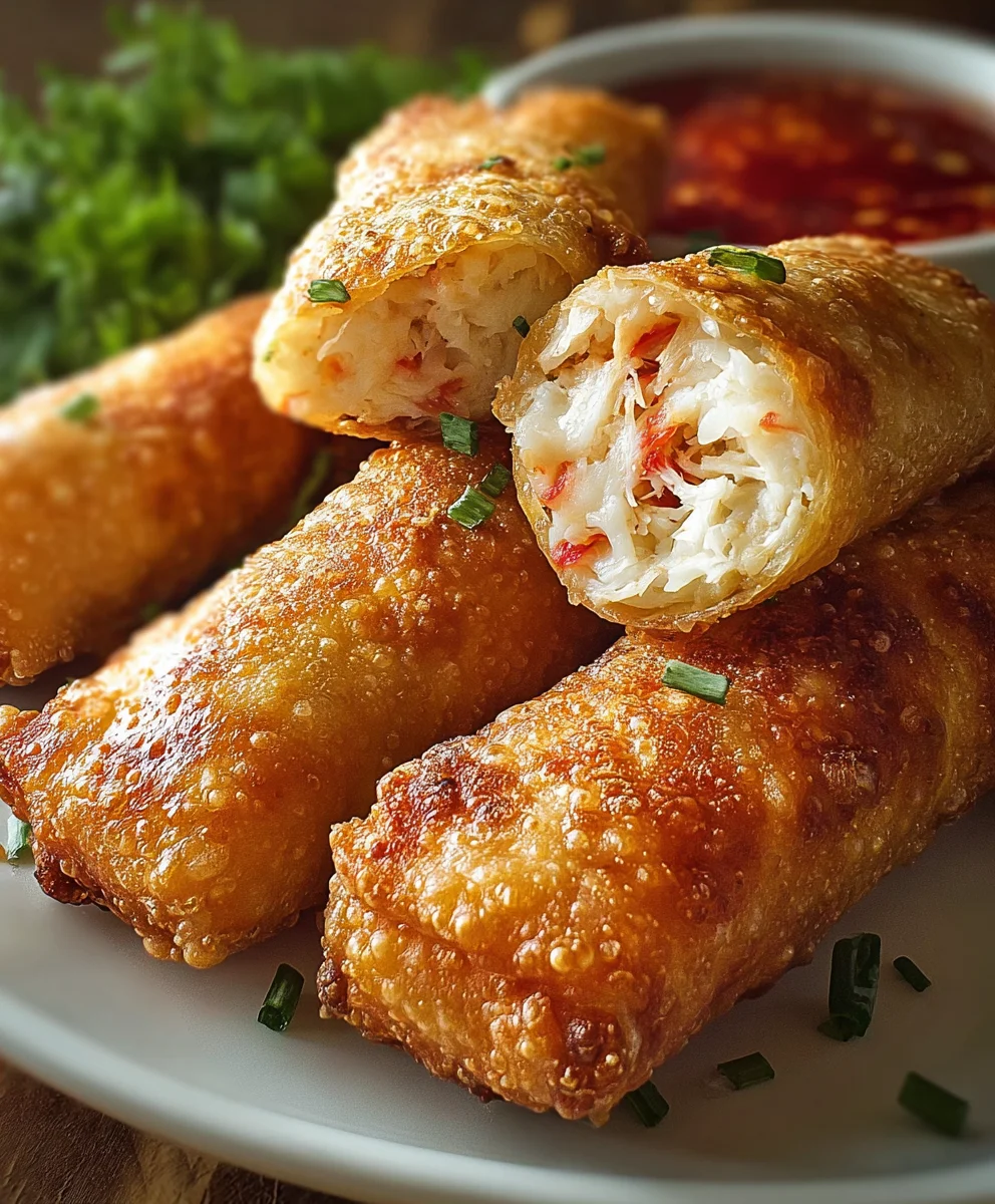 Easy Crispy Crab Cake Egg Rolls: Perfect Party Appetizer