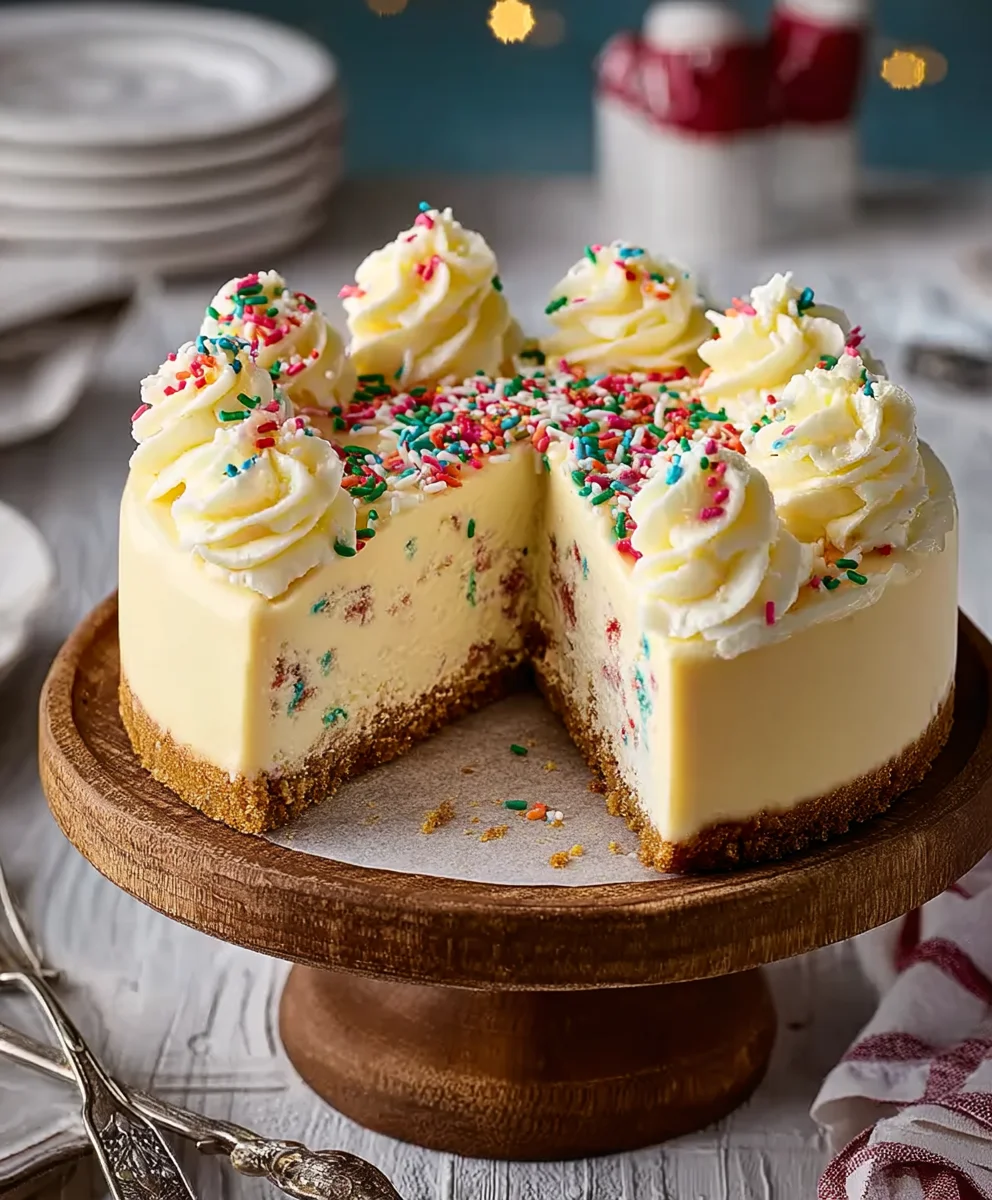 Decadent Sugar Cookie Cheesecake: Creamy & Dreamy Dessert