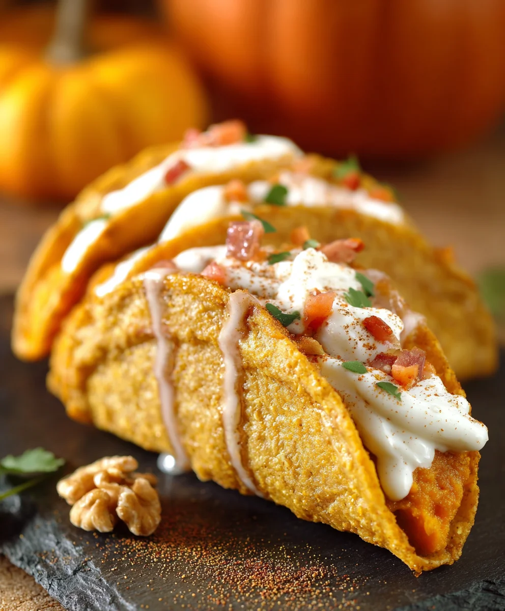Irresistible Pumpkin Pie Tacos: The Ultimate Fall Dessert